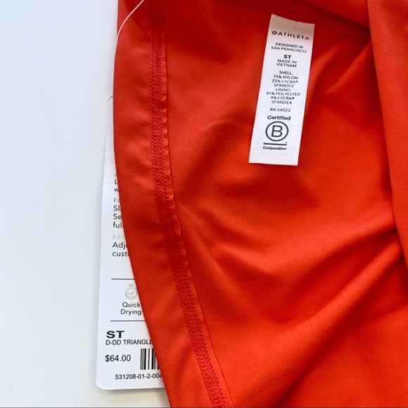 ATHLETA Triangle Tankini Crock Back - Picture 7 of 7